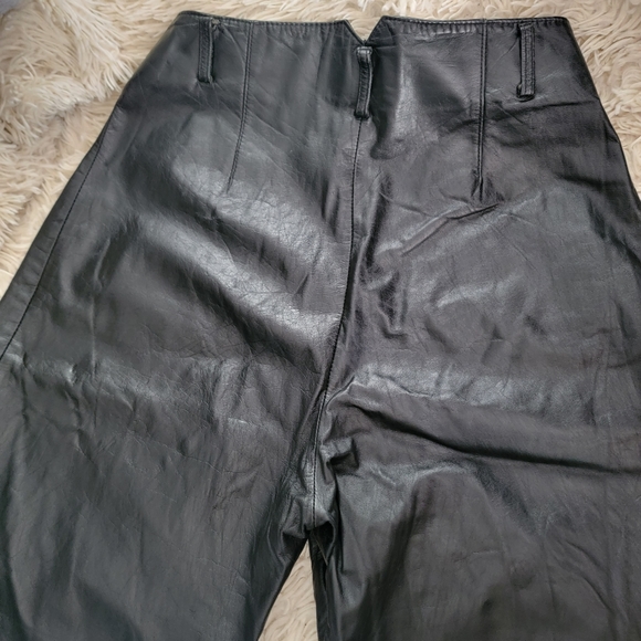 Vintage leather pants - Picture 5 of 8